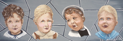 "Brothers" (3) 36x12