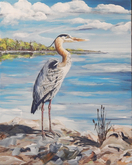 Blue Heron 16x20