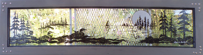 "By the Light of the Silvery Moon" 47.5x13