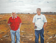 Dad and Dennis 14x11