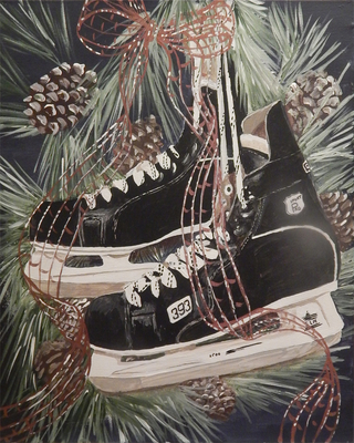 Hockey Skates 16x20