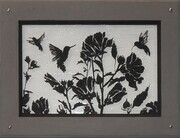 “Hummingbirds & Rose of Sharon”  19.5x15