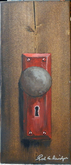 "At the Red Door Knob" 5.25x12.25