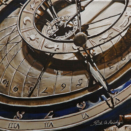 "Mechanics of Time" 12x12