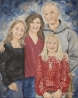 Mike & Stephanie Family 16x20