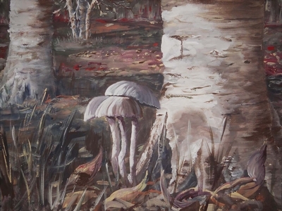 Mushrooms 24x18