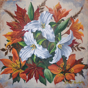 "Ontachewan Bouquet" 12x12