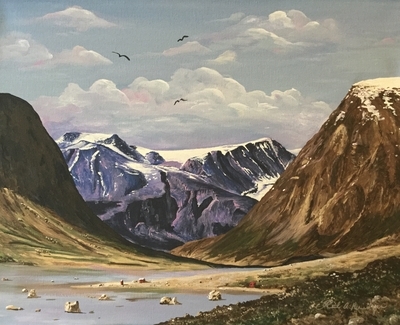 “Pangnirtung Fjord, Auyuittuq National Park, Baffin Island, Nunavut, Canada” 20x16