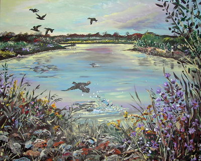 PAUL'S POND 20x16