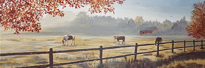 "Peaceful Pasture" 12x36