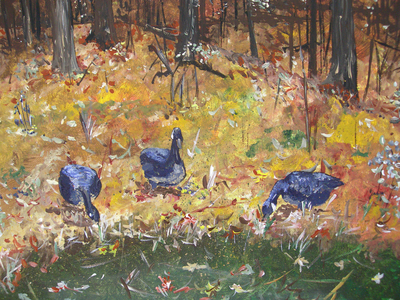 Rick's Geese 12x9