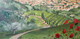 THE POPPIES OF TUSCANY 39.5x19.5
