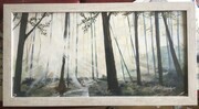 The Woods 24x12 framed