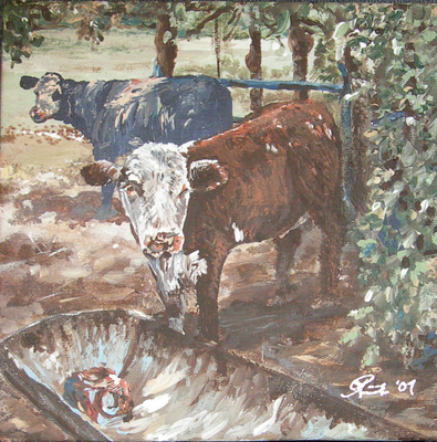 Todd's Cows 10x10