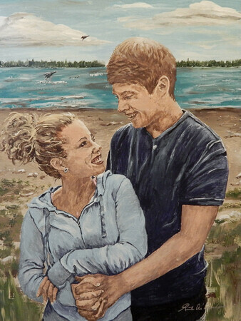 WHEN I KNEW THEY WERE IN LOVE 18x24
